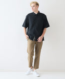 快適素材 リネンタッチ半袖シャツ ドライタッチ 速乾【NATURAL STORY/ナチュラルストーリー】