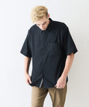 快適素材 リネンタッチ半袖シャツ ドライタッチ 速乾【NATURAL STORY/ナチュラルストーリー】