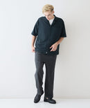 ドライリップルオープンシャツ【BLUE STANDARD/ブルースタンダード】