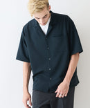 ドライリップルオープンシャツ【BLUE STANDARD/ブルースタンダード】