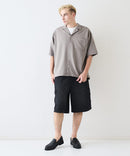 ドライリップルオープンシャツ【BLUE STANDARD/ブルースタンダード】