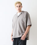 ドライリップルオープンシャツ【BLUE STANDARD/ブルースタンダード】