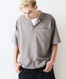 ドライリップルオープンシャツ【BLUE STANDARD/ブルースタンダード】