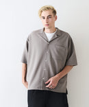 ドライリップルオープンシャツ【BLUE STANDARD/ブルースタンダード】