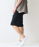 快適素材 リネンタッチ ショートパンツ ドライタッチ 速乾 シャリパン ストレッチ【NATURAL STORY/ナチュラルストーリー】