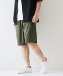 快適素材 リネンタッチ ショートパンツ ドライタッチ 速乾 シャリパン ストレッチ【NATURAL STORY/ナチュラルストーリー】