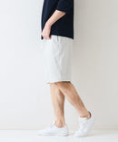 快適素材 リネンタッチ ショートパンツ ドライタッチ 速乾 シャリパン ストレッチ【NATURAL STORY/ナチュラルストーリー】