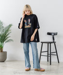 【DISCUS/ディスカス】【選べる丈感・ビーバス＆バッドヘッド】DISCUS×BEAVIS AND BUTT-HEAD コラボＴシャツ 綿100% クルーネック アニメ キャラクタープリント アメカジ ストリート