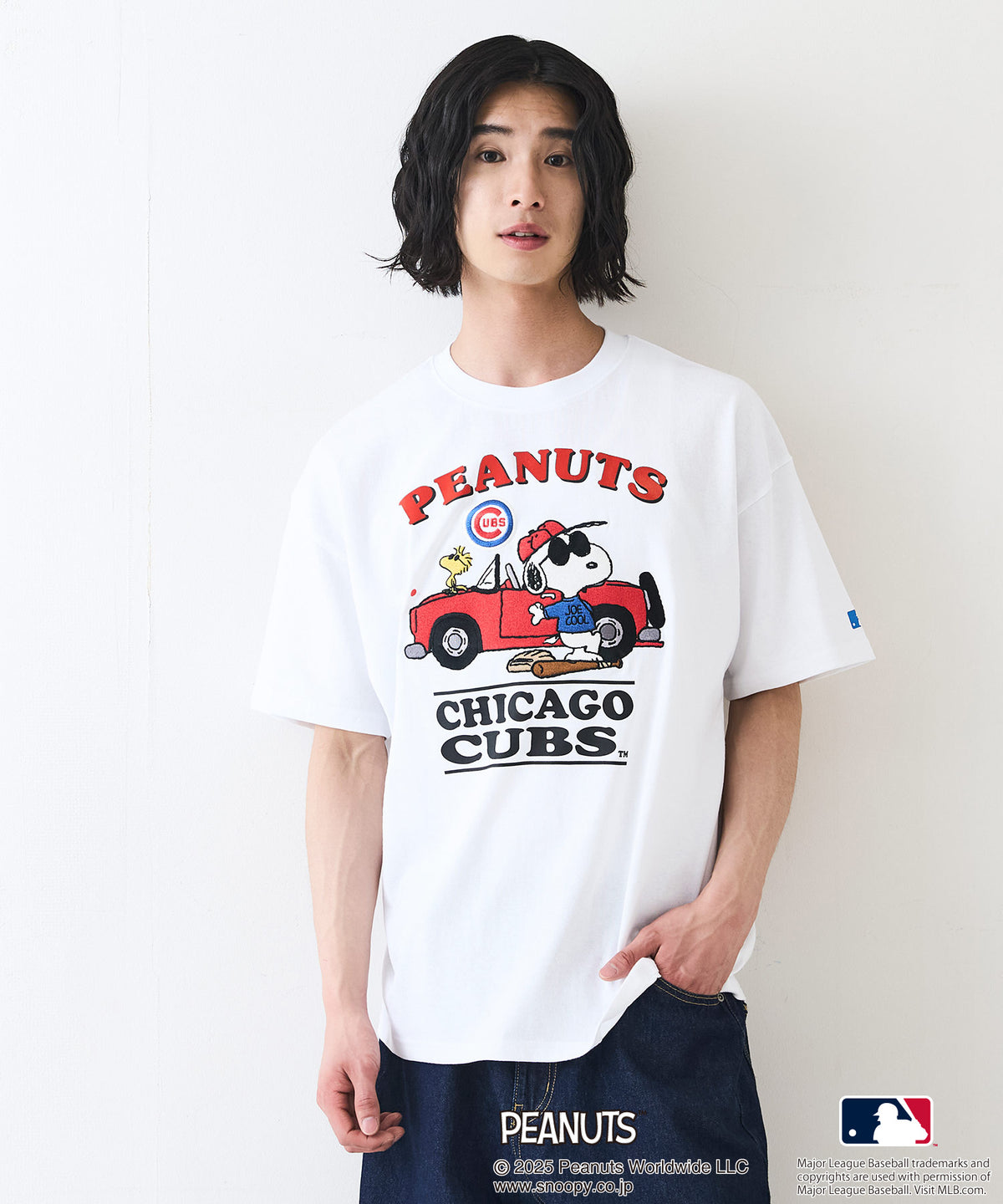 PEANUTS×MLB 】オリジナルデザイン Tシャツ ヤンキース