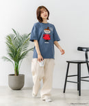 【ムーミン】 【綿100%のしっかりした生地】オリジナルデザイン キャラクター刺繍Tシャツ リトルミイ ニョロニョロ 大人カジュアル ユニセックス