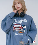 【PEANUTS/ピーナッツ】【ユニセックスデザインでリンクコーデにも◎】MLB×PEANUTS 裏起毛トレーナー 保温 キャラクター ドジャース ヤンキース パイレーツ ❘ジーンズメイト公式オンラインショップ