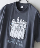 【ムーミン】 【綿100%のしっかりした生地】オリジナルデザイン キャラクター刺繍Tシャツ リトルミイ ニョロニョロ 大人カジュアル ユニセックス