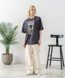 【TOY STORY/トイ・ストーリー】【限定オリジナルデザイン】半袖Tシャツ 綿100% ドロップショルダー ワンポイント バックプリント ディズニー ピクサー キャラクター クルーネック Disney ユニセックス