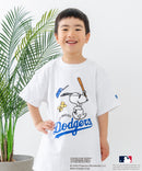 【PEANUTS×MLB】オリジナルデザイン KIDS Ｔシャツ ヤンキース ドジャース カブス 130 140 150 160 キャラクター 親子お揃いコーデ zo