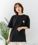 【ねないこだれだ】【コットン100％のしっかりした生地 ドロップショルダー】オリジナルデザイン 刺繍Tシャツ せなけいこ 絵本 コラボ キャラクター 半袖 ユニセックス おばけ グッズ かわいい