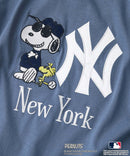 【PEANUTS×MLB】オリジナルデザインTシャツ 刺繍 ドロップショルダー ユニセックス