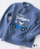 【PEANUTS×MLB】オリジナルデザイン KIDS裏起毛トレーナー キッズサイズ ヤンキース ドジャース カブス キャラクター