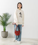 【DISCUS×DISNEY】「ミッキーマウス」キャラクタープリントスウェットトレーナー メンズ レディース ユニセックス