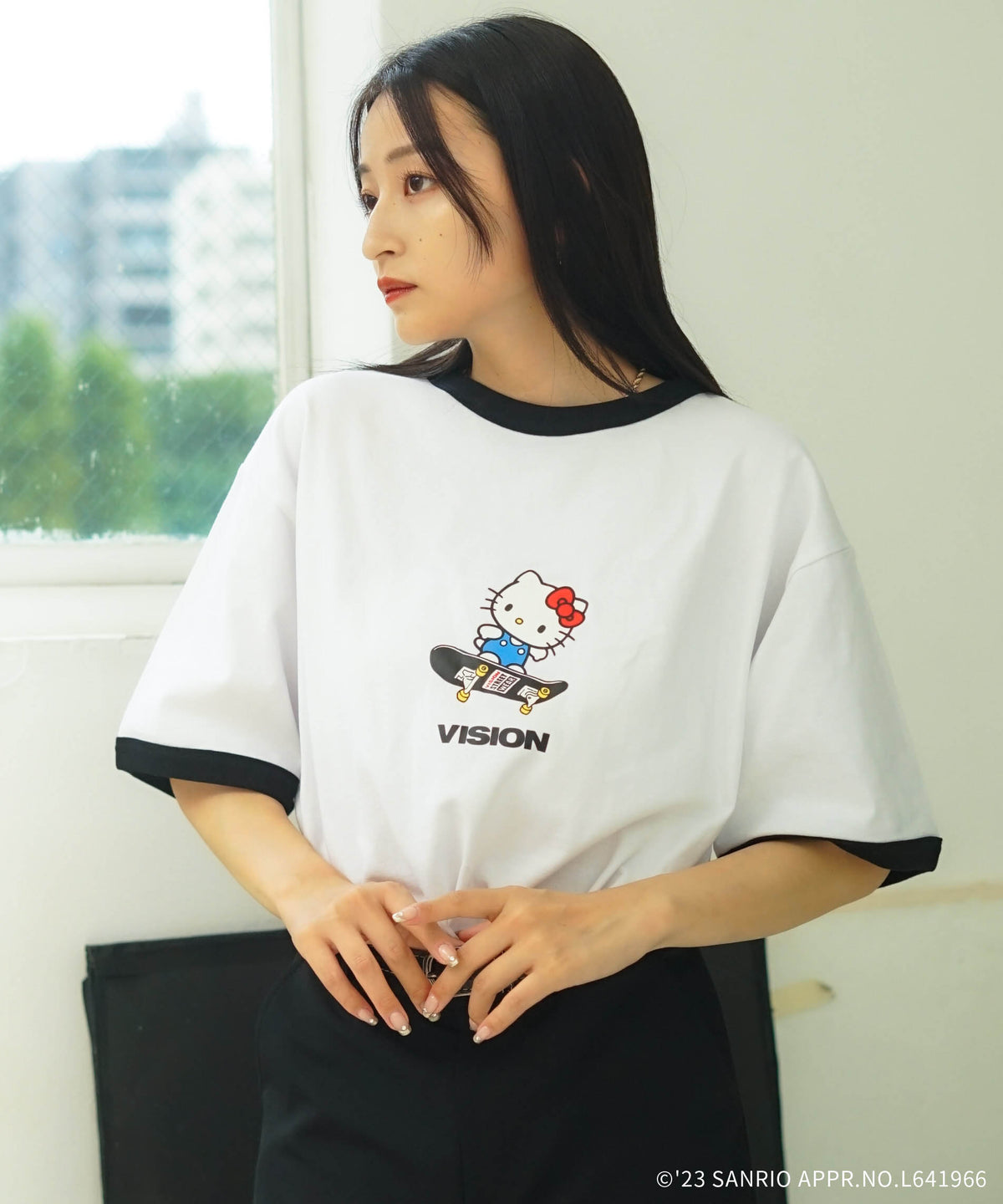 VISION KITTY コラボ゙Tシャツ ヴィジョン ハローキティ VISION KITTY コラボ゙Tシャツ ヴィジョン ハローキティ