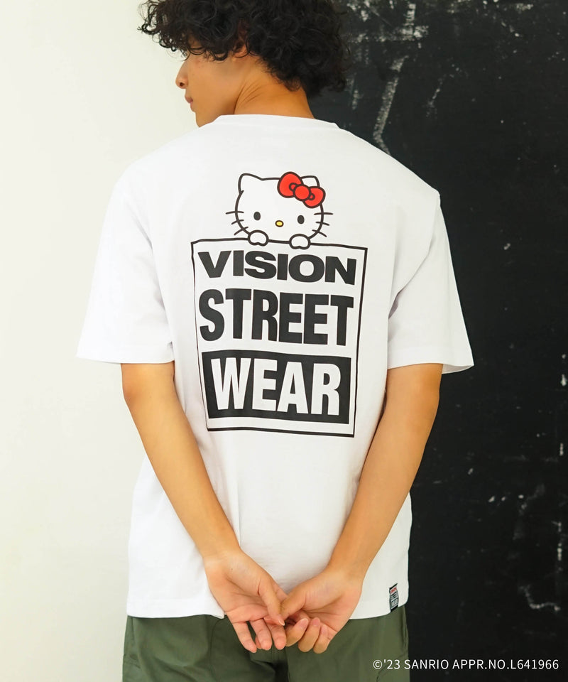 VISION KITTY コラボﾞTシャツ ヴィジョン ハローキティ