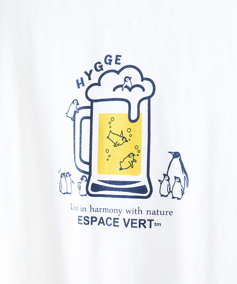 【Blue Standard/ブルースタンダード】スラブコットン アニマルプリント Tシャツzo