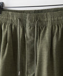 快適素材 リネンタッチ ショートパンツ ドライタッチ 速乾 シャリパン ストレッチ【NATURAL STORY/ナチュラルストーリー】