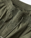 快適素材 リネンタッチ ショートパンツ ドライタッチ 速乾 シャリパン ストレッチ【NATURAL STORY/ナチュラルストーリー】