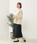 【C-FORT POINT/フォートポイント】裏地ベロア 台形スカート