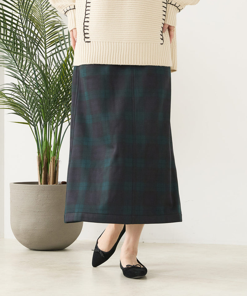 【C-FORT POINT/フォートポイント】裏地ベロア 台形スカート