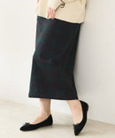 【C-FORT POINT/フォートポイント】裏地ベロア 台形スカート