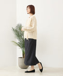 【C-FORT POINT/フォートポイント】裏地ベロア 台形スカート