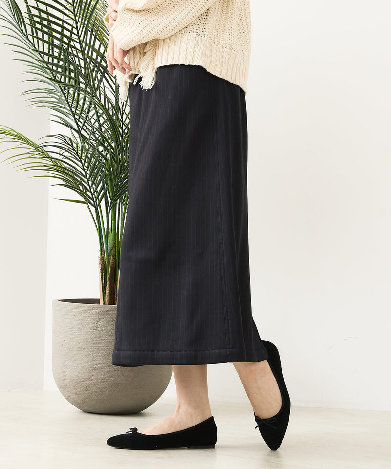【C-FORT POINT/フォートポイント】裏地ベロア 台形スカート