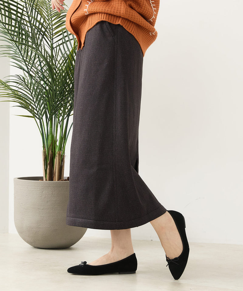 【C-FORT POINT/フォートポイント】裏地ベロア 台形スカート