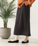 【C-FORT POINT/フォートポイント】裏地ベロア 台形スカート