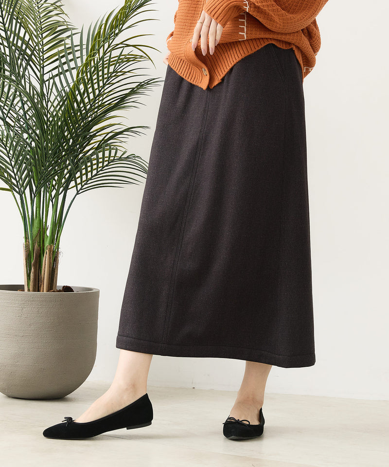 【C-FORT POINT/フォートポイント】裏地ベロア 台形スカート