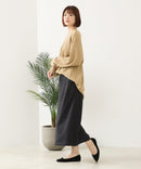 【C-FORT POINT/フォートポイント】裏地ベロア 台形スカート