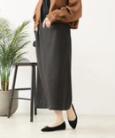 【C-FORT POINT/フォートポイント】裏地ベロア 台形スカート