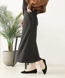 【C-FORT POINT/フォートポイント】裏地ベロア 台形スカート