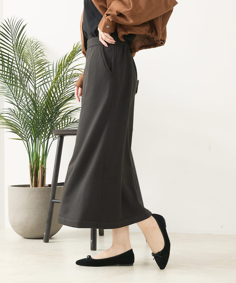 【C-FORT POINT/フォートポイント】裏地ベロア 台形スカート