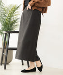 【C-FORT POINT/フォートポイント】裏地ベロア 台形スカート