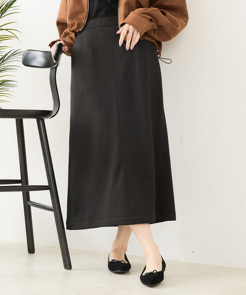 【C-FORT POINT/フォートポイント】裏地ベロア 台形スカート