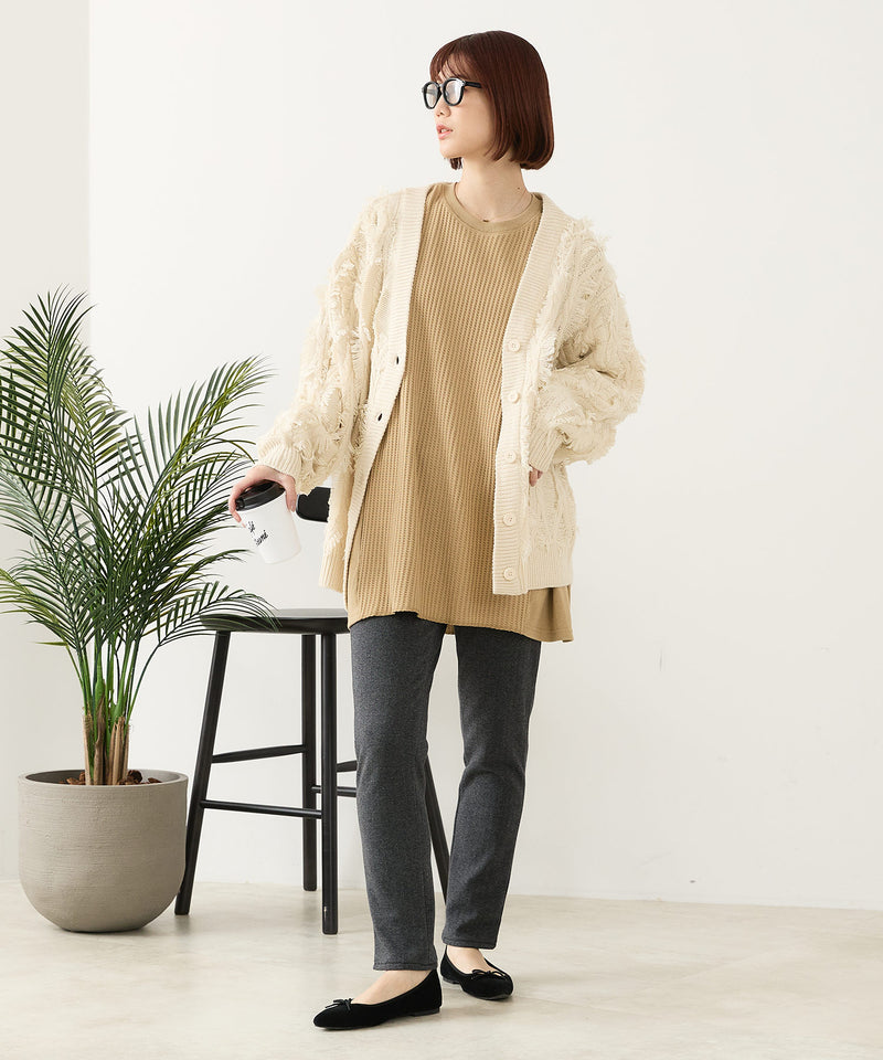 【C-FORT POINT/フォートポイント】裏地モフモフ シャギーパンツ