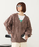 【C-FORT POINT/フォートポイント】フリンジニットカーディガン2