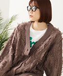 【C-FORT POINT/フォートポイント】フリンジニットカーディガン2