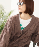 【C-FORT POINT/フォートポイント】フリンジニットカーディガン2