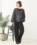 【C-FORT POINT/フォートポイント】フリンジニットカーディガン2