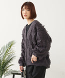 【C-FORT POINT/フォートポイント】フリンジニットカーディガン2