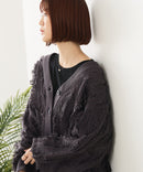 【C-FORT POINT/フォートポイント】フリンジニットカーディガン2