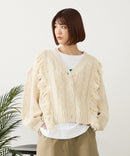 【C-FORT POINT/フォートポイント】フリンジニットカーディガン1