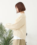 【C-FORT POINT/フォートポイント】フリンジニットカーディガン1